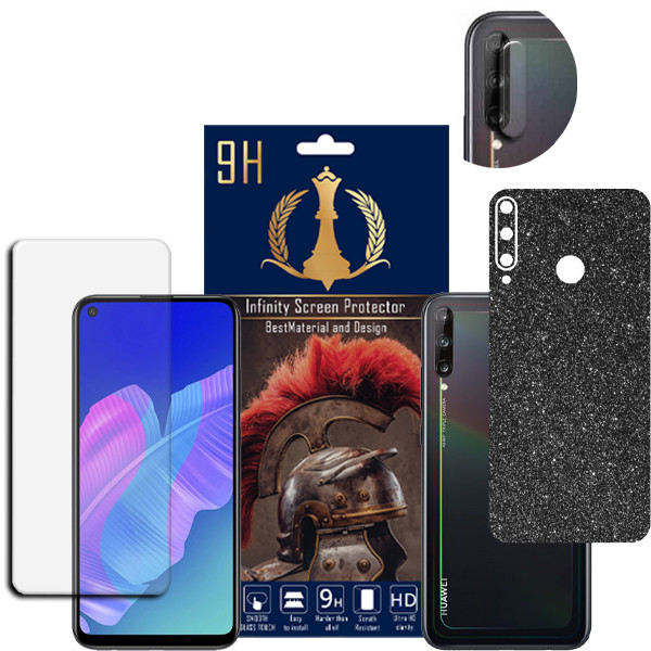 برچسب پوششی اینفینیتی مدل PRO MAX مناسب برای گوشی موبایل هوآوی Y7P به همراه محافظ صفحه نمایش و محافظ لنز دوربین