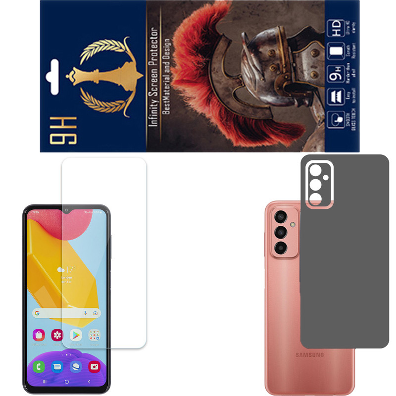 محافظ صفحه نمایش اینفینیتی مدل PRO مناسب برای گوشی موبایل سامسونگ GALAXY M13 به همراه برچسب پوششی