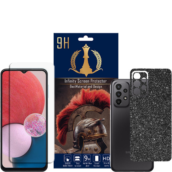 برچسب پوششی اینفینیتی مدل PRO MAX مناسب برای گوشی موبایل سامسونگ Galaxy A23 4G به همراه محافظ صفحه نمایش