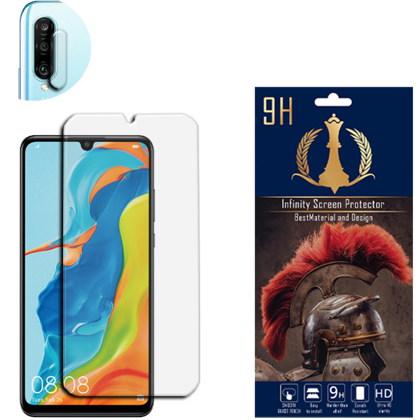 محافظ لنز دوربین اینفینیتی مدل PRO MAX مناسب برای گوشی موبایل هوآوی P30 LITE به همراه محافظ صفحه نمایش