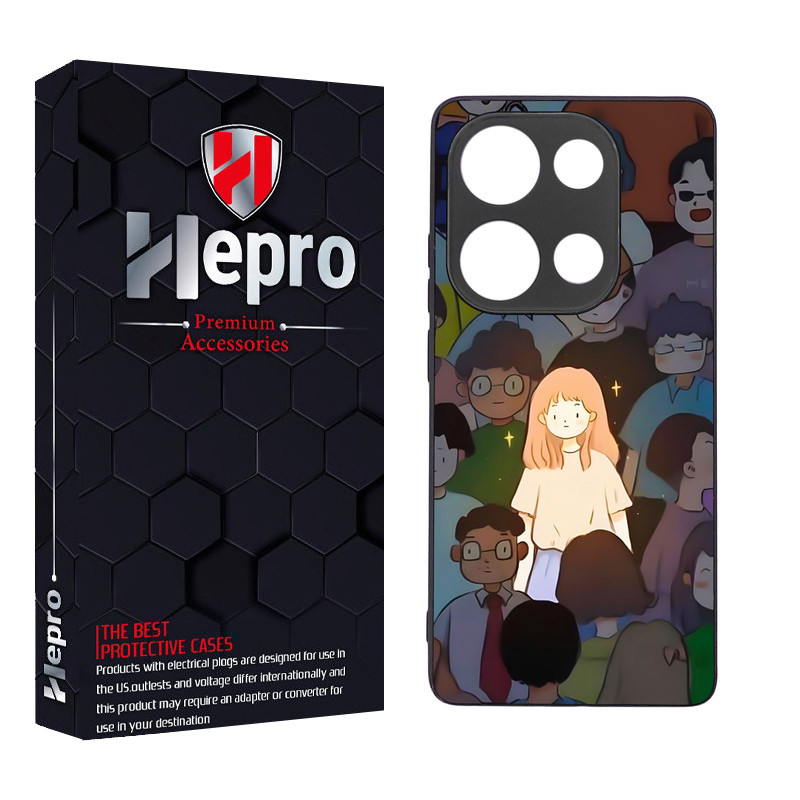 کاور هپرو طرح فانتزی مدل TPU مناسب برای گوشی موبایل شیائومی Redmi Note 13 Pro 4G
