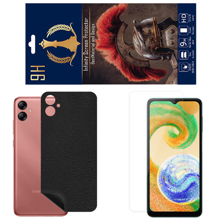 برچسب پوششی اینفینیتی مدل CH مناسب برای گوشی موبایل سامسونگ Galaxy A05 به همراه محافظ صفحه نمایش