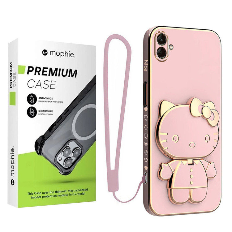 کاور موفی مدل Nice Kitty Strap مناسب برای گوشی موبایل سامسونگ Galaxy A05 به همراه بند