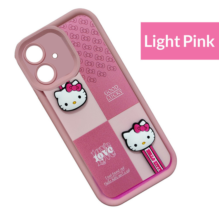 کاور موفی مدل Silicone Puffer Hello Kitty Strap مناسب برای گوشی موبایل سامسونگ Galaxy A05 به همراه بند