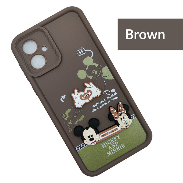 کاور موفی مدل Silicone Puffer Minni Mouse Strap مناسب برای گوشی موبایل سامسونگ Galaxy A05 به همراه بند