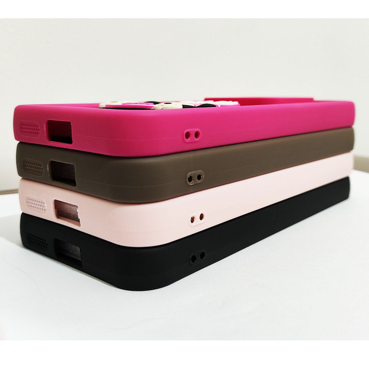 کاور موفی مدل Silicone Puffer Minni Mouse Strap مناسب برای گوشی موبایل سامسونگ Galaxy A05 به همراه بند