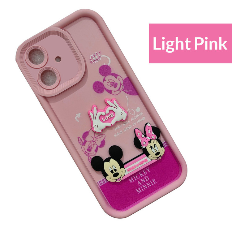 کاور موفی مدل Silicone Puffer Minni Mouse Strap مناسب برای گوشی موبایل سامسونگ Galaxy A05 به همراه بند