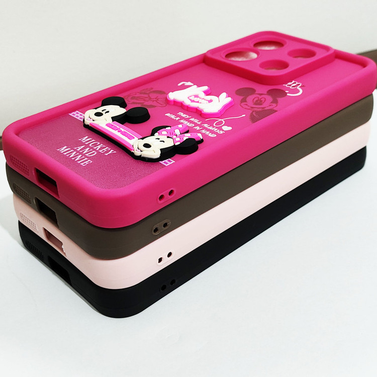 کاور موفی مدل Silicone Puffer Minni Mouse Strap مناسب برای گوشی موبایل سامسونگ Galaxy A05 به همراه بند