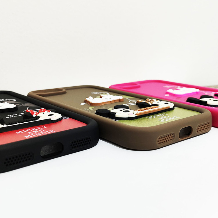 کاور موفی مدل Silicone Puffer Minni Mouse Strap مناسب برای گوشی موبایل سامسونگ Galaxy A05 به همراه بند
