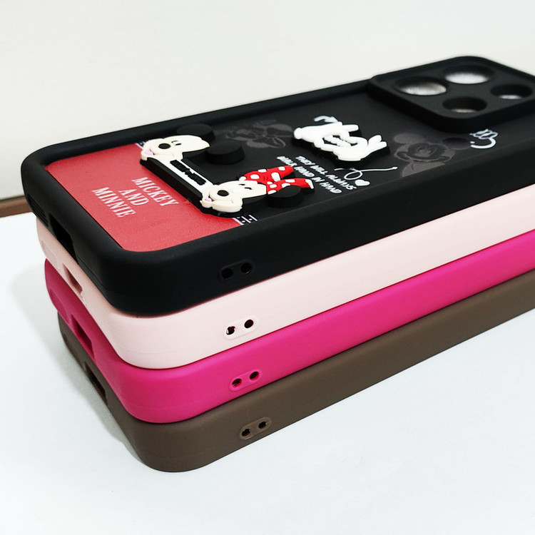 کاور موفی مدل Silicone Puffer Minni Mouse Strap مناسب برای گوشی موبایل سامسونگ Galaxy A05 به همراه بند