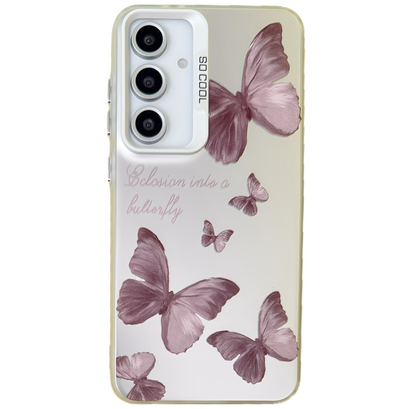 کاور مدل so cool طرح پروانه مناسب برای گوشی موبایل سامسونگ Galaxy A05