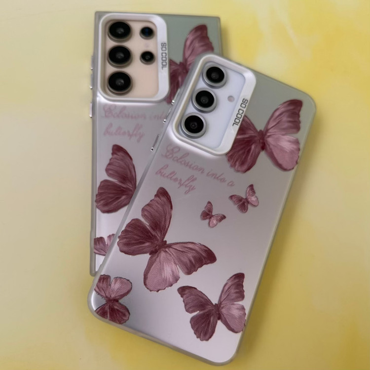 کاور مدل so cool طرح پروانه مناسب برای گوشی موبایل سامسونگ Galaxy A05