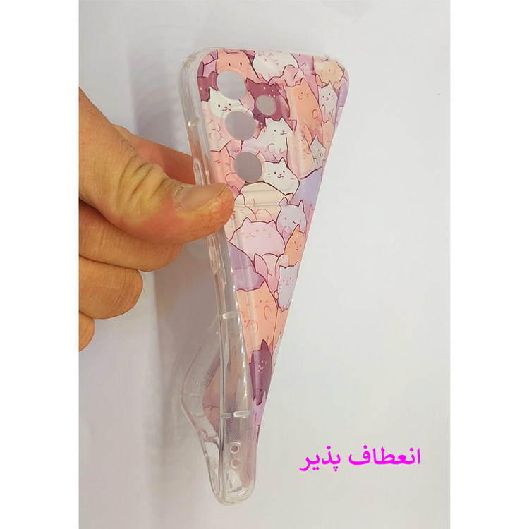 کاور لاین کینگ مدل گربه هااااااا مناسب برای گوشی موبایل سامسونگ Galaxy A05