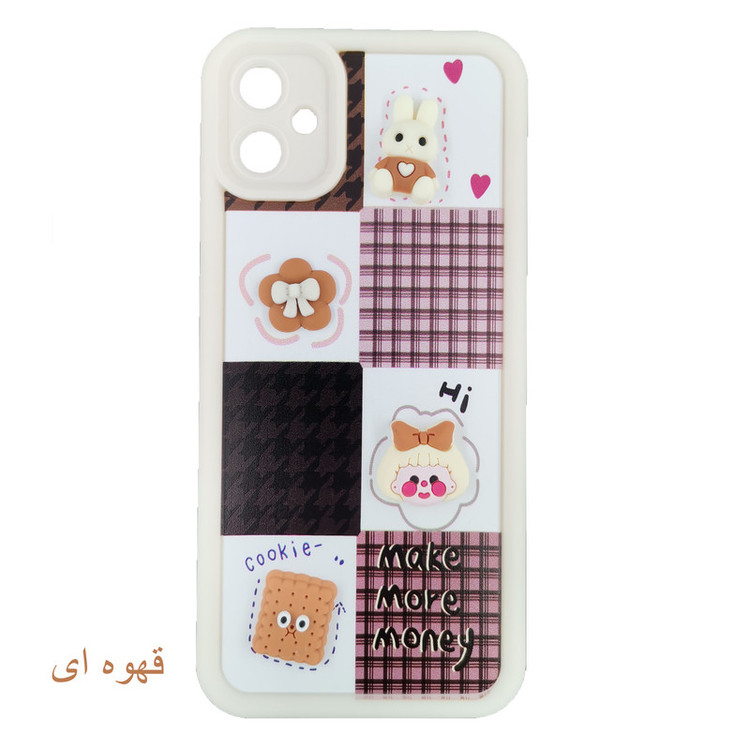 کاور لیمیا مدل فانتزی لنزدار ژله ای طرح عروسکی برجسته مناسب برای گوشی موبایل سامسونگ Galaxy A05