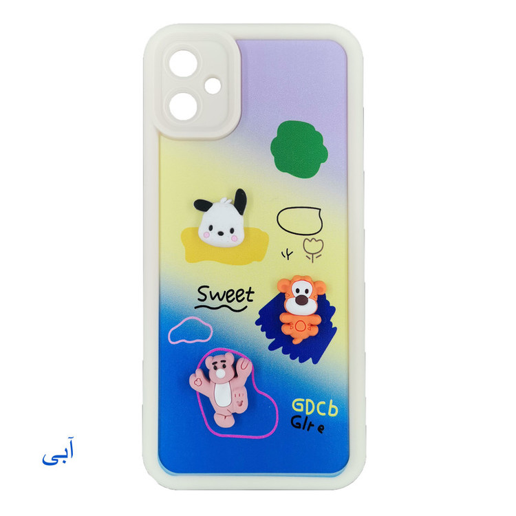 کاور لیمیا مدل فانتزی لنزدار ژله ای طرح عروسکی برجسته مناسب برای گوشی موبایل سامسونگ Galaxy A05