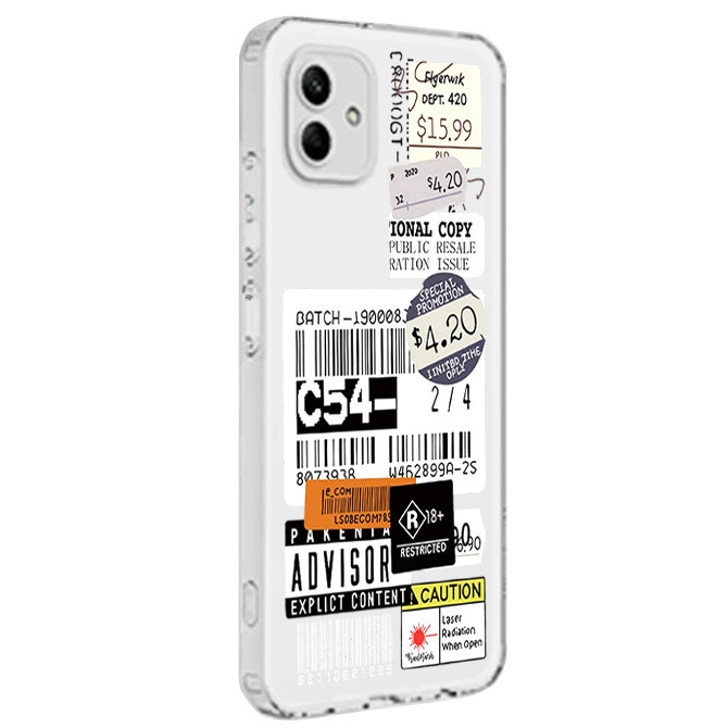 کاور طرح Barcode مناسب برای گوشی موبایل سامسونگ Galaxy A05