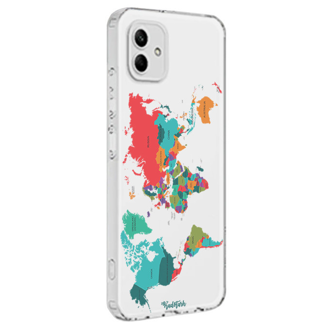 کاور طرح Map مناسب برای گوشی موبایل سامسونگ Galaxy A05