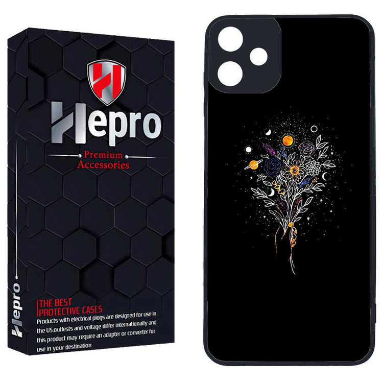 کاور هپرو طرح گل کد TPU-452 مناسب برای گوشی موبایل سامسونگ Galaxy A05