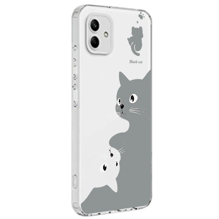 کاور طرح Gray Cat مناسب برای گوشی موبایل سامسونگ Galaxy A05