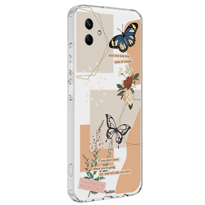 کاور طرح Butterfly مناسب برای گوشی موبایل سامسونگ Galaxy A05