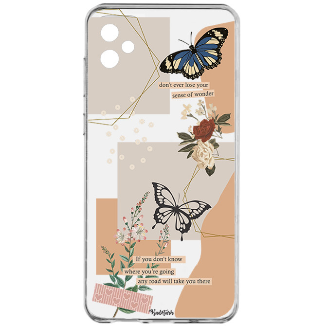 کاور طرح Butterfly مناسب برای گوشی موبایل سامسونگ  Galaxy A05