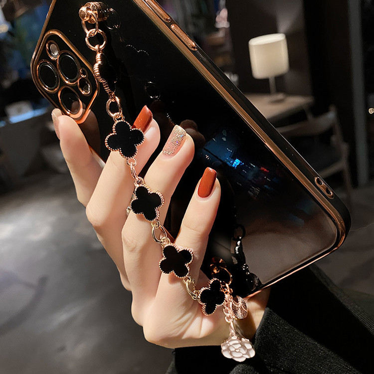 کاور مانستر مدل Black Flower مناسب برای گوشی موبایل سامسونگ Galaxy A05