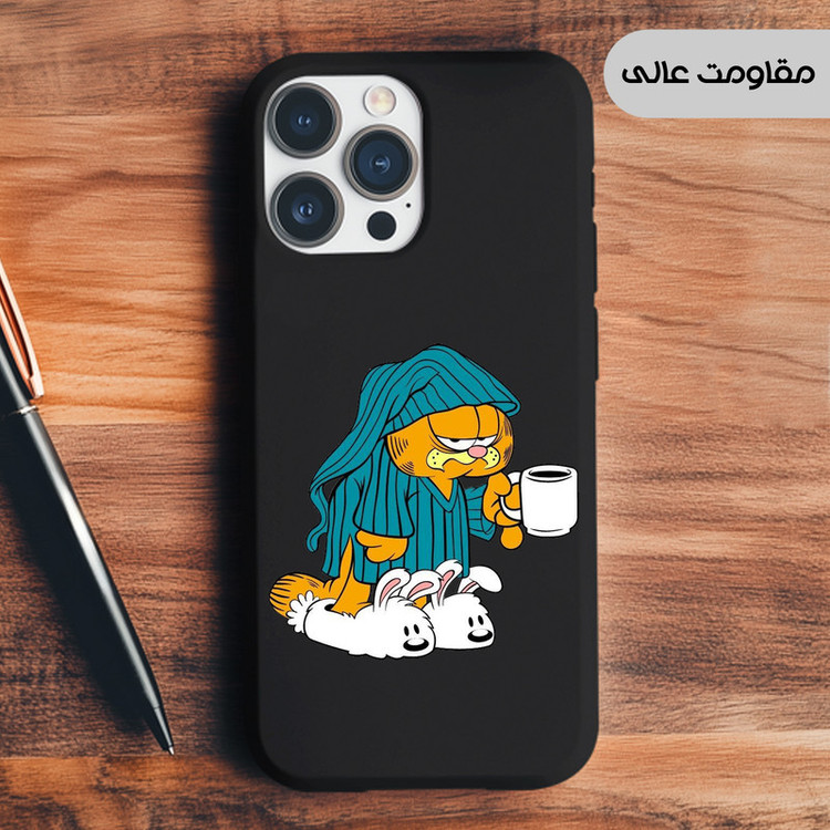 کاور یوریل مدل KSH کد 72 طرح گارفیلد مناسب برای گوشی موبایل سامسونگ Galaxy A05