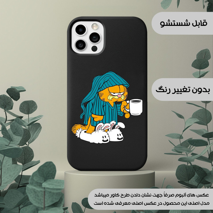 کاور یوریل مدل KSH کد 72 طرح گارفیلد مناسب برای گوشی موبایل سامسونگ Galaxy A05