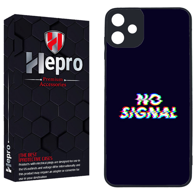 کاور هپرو طرح no signal کد TPU-193 مناسب برای گوشی موبایل سامسونگ Galaxy A05