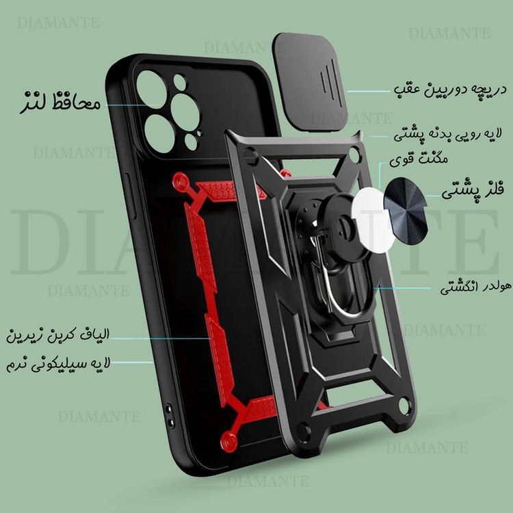 کاور دیامانته مدل Circle ros مناسب برای گوشی موبایل سامسونگ Galaxy A05