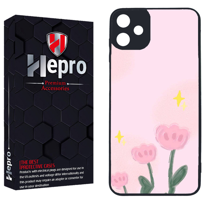 کاور هپرو طرح گل کد TPU-873 مناسب برای گوشی موبایل سامسونگ Galaxy A05