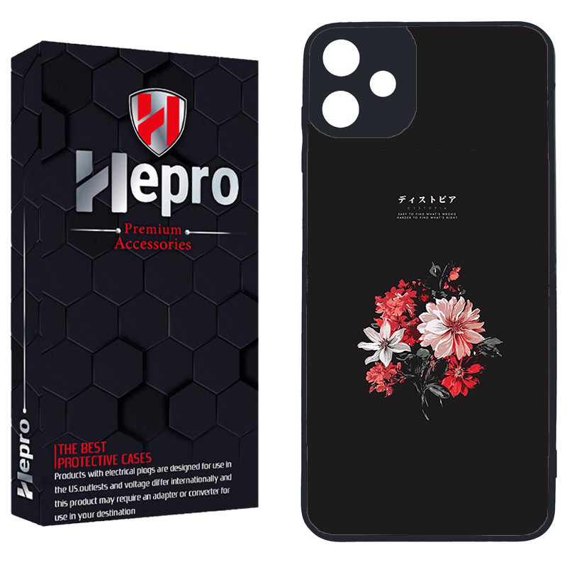 کاور هپرو طرح گل کد TPU-489 مناسب برای گوشی موبایل سامسونگ Galaxy A05