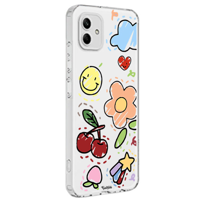 کاور طرح Funny Sticker مناسب برای گوشی موبایل سامسونگ Galaxy A05