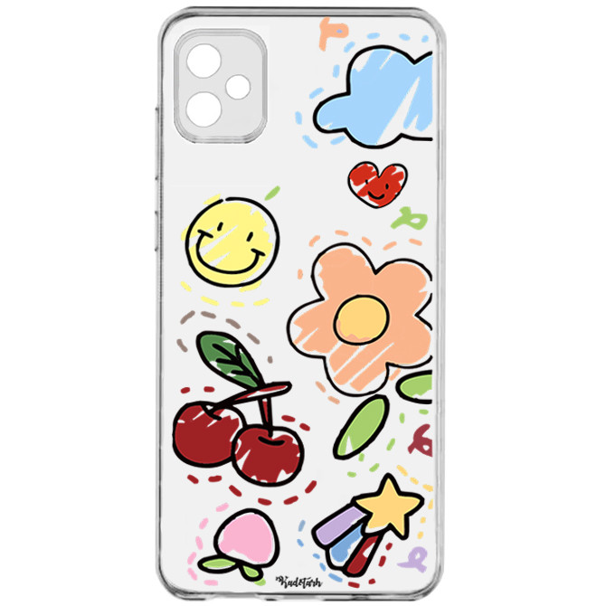 کاور طرح Funny Sticker مناسب برای گوشی موبایل سامسونگ  Galaxy A05