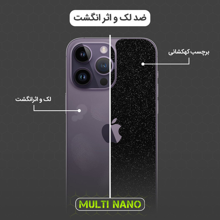 برچسب پوششی مولتی نانو طرح کهکشانی مدل X-F1G مناسب برای گوشی موبایل سامسونگ Galaxy A05