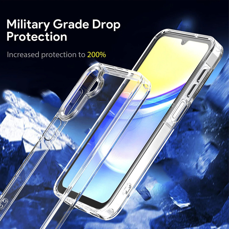 کاور سامورایی مدل Crystal Shield مناسب برای گوشی موبایل سامسونگ Galaxy A56 / Galaxy A56 5G