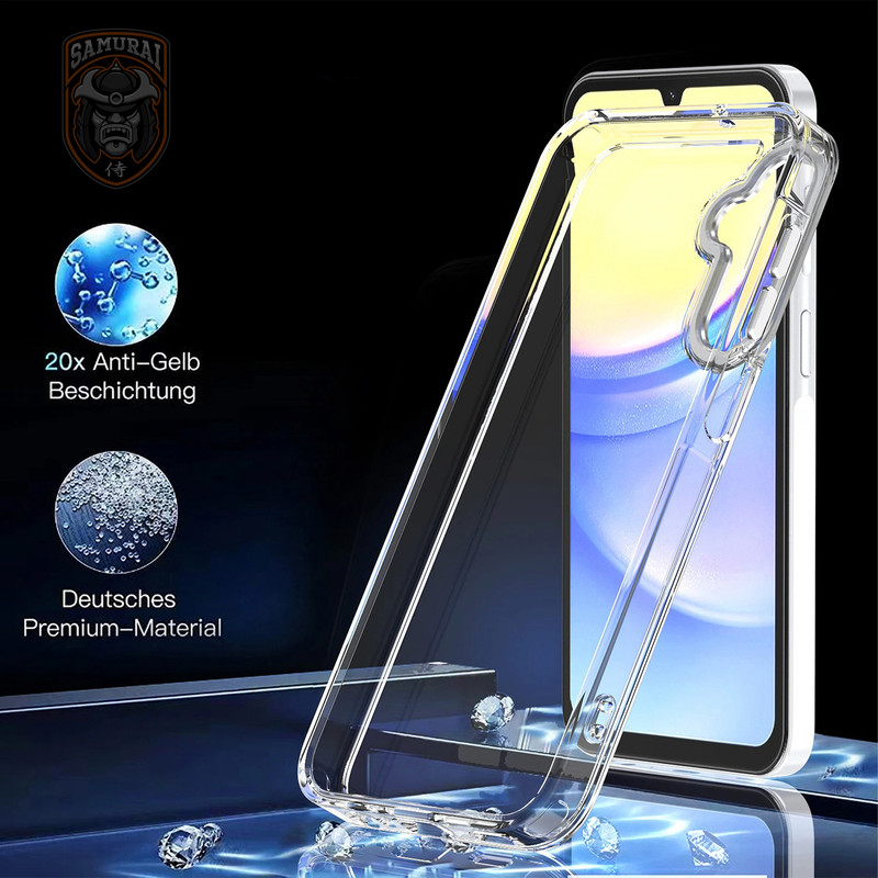 کاور سامورایی مدل Crystal Shield مناسب برای گوشی موبایل سامسونگ Galaxy A17 / Galaxy A18
