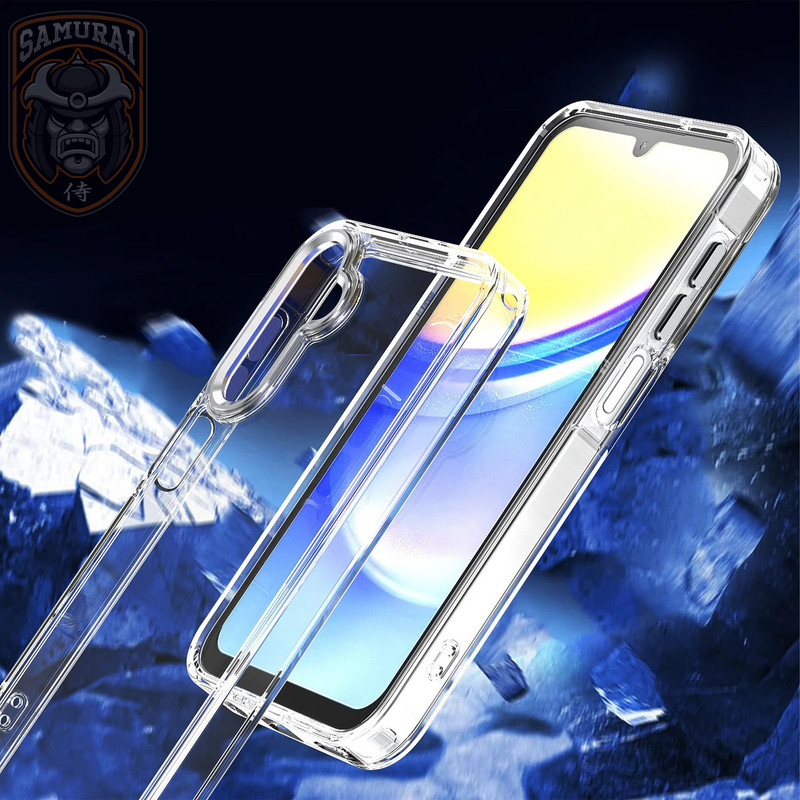کاور سامورایی مدل Crystal Shield مناسب برای گوشی موبایل سامسونگ Galaxy A17 / Galaxy A18